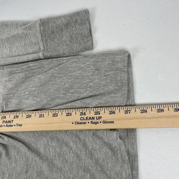 Athleta Nirvana Twist Front Pullover Women's Size Small Gray Athleisure Casual - Picture 9 of 12